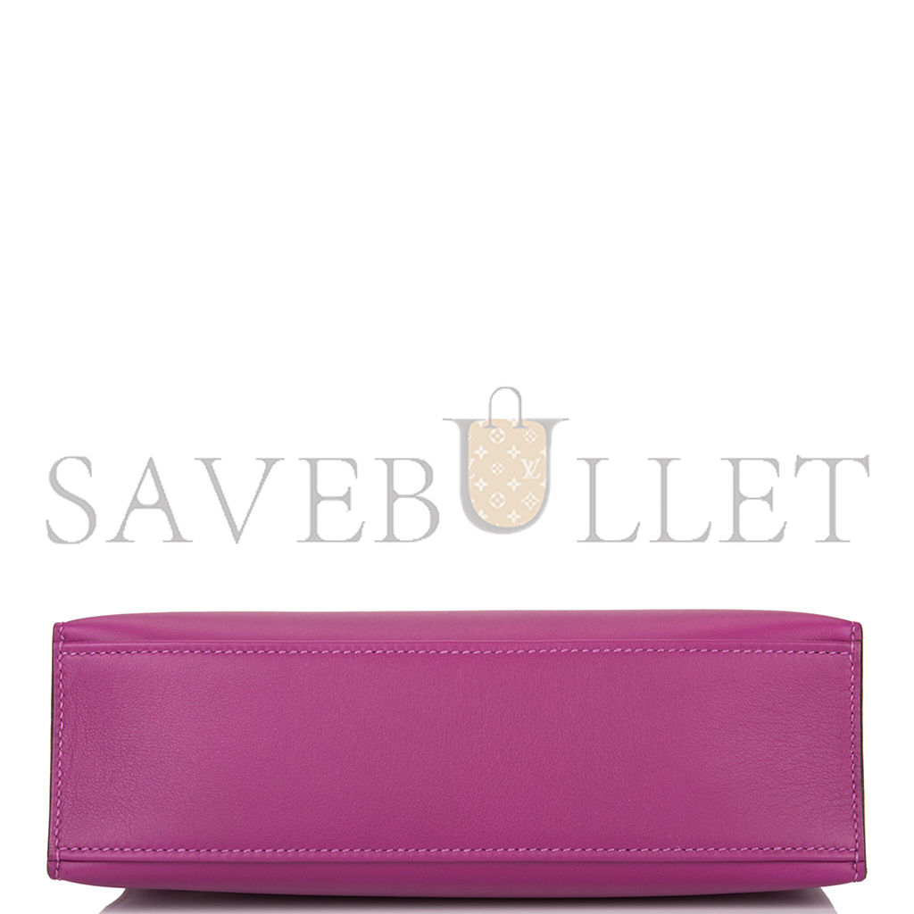 H**mes anemone swift mini kelly pochette palladium hardware (22*14*7cm)